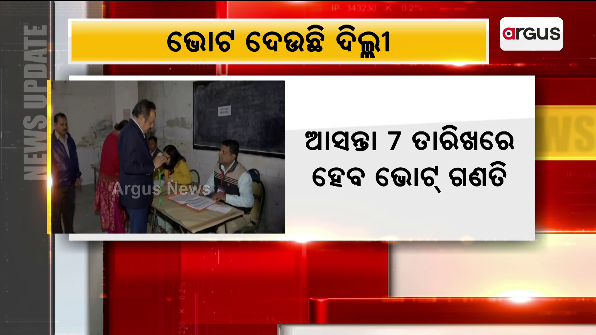 ଭୋଟ ଦେଉଛି ଦିଲ୍ଲୀ
