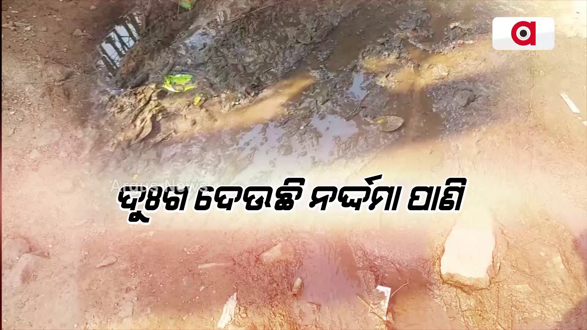 ଦୁଃଖ ଦେଉଛି ନର୍ଦ୍ଦମା ପାଣି