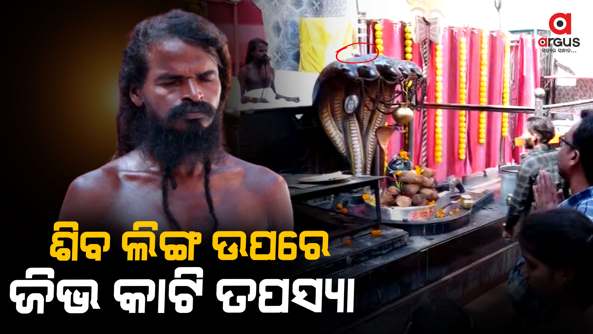 ୧୩ ବର୍ଷ ବୟସରୁ ବାବା ଜିଭ କାଟି ଆରମ୍ଭ କରିଛନ୍ତି ତପସ୍ୟା