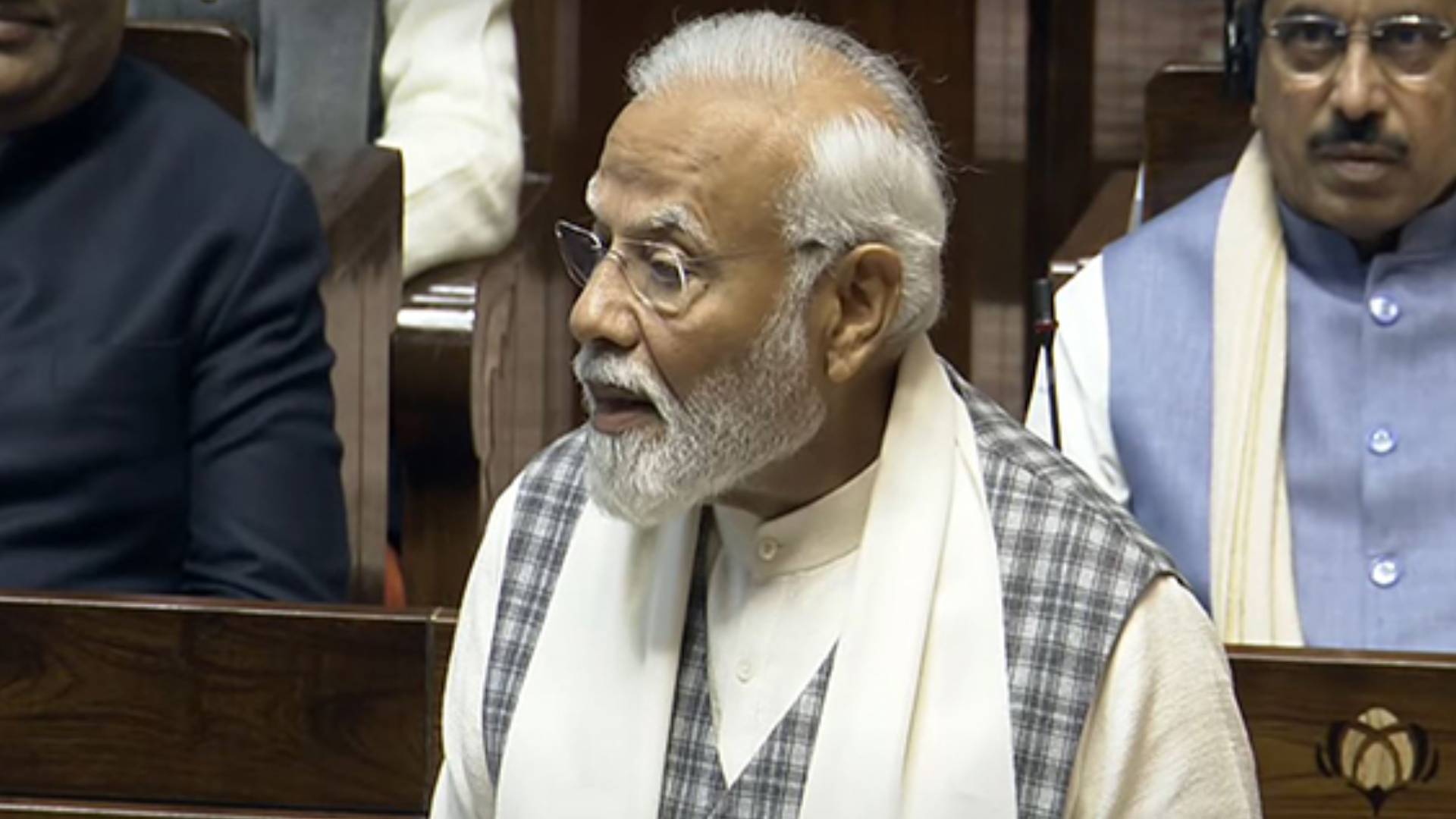 "Pray You Are Able To Secure 40": PM Uses Mamata Banerjee's Remarks To Attack Congress In RS Reply