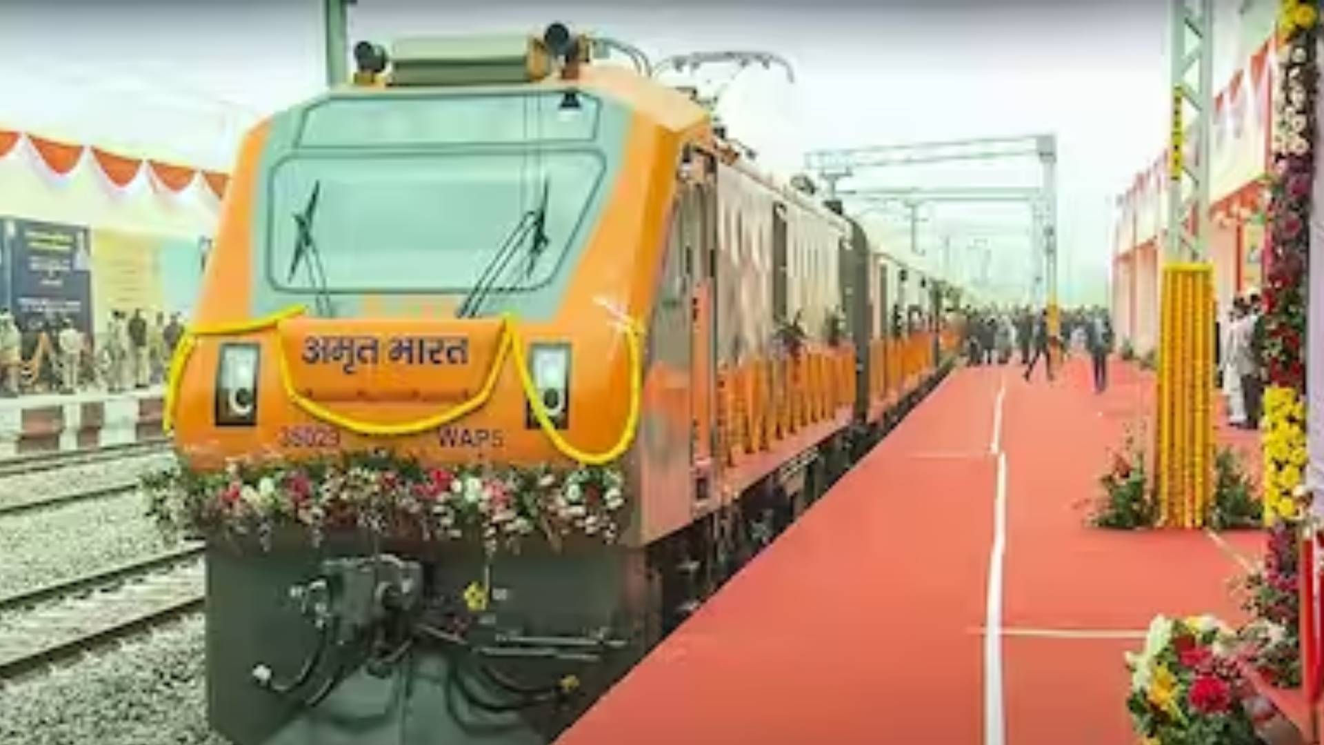 Amrit Bharat Express Reaches Berhampur Station