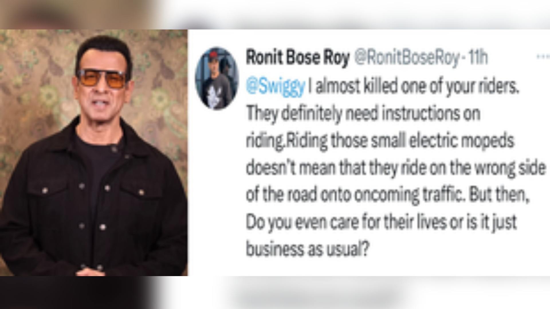 Ronit Roy Says He 'Almost Killed' Delivery Guy Riding His Bike On The Wrong Side