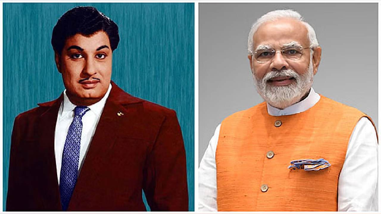 PM Modi Pays Tribute To Former Tamil Nadu CM, AIADMK Founder MG Ramachandran