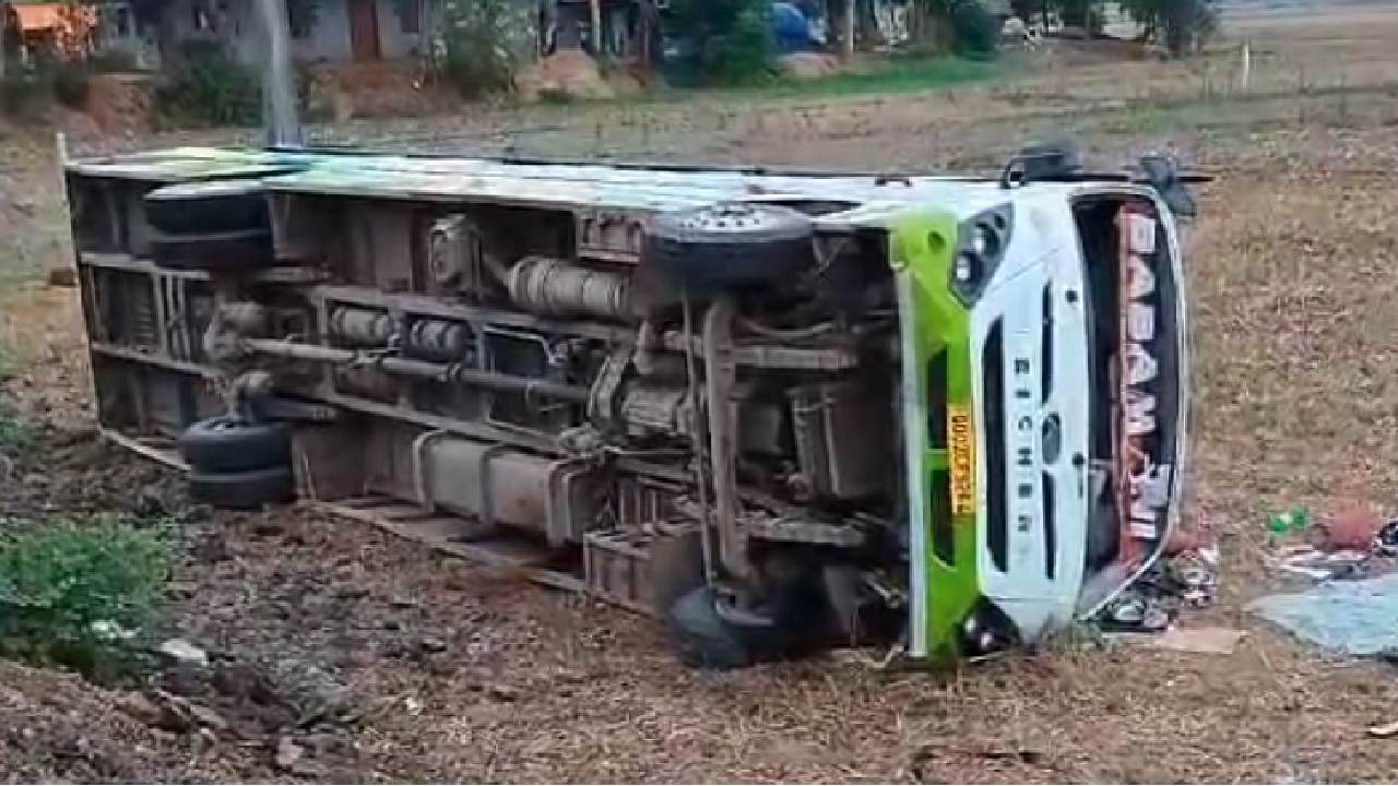 50 Injured As Marriage Party Bus Overturns In Jagatsinghpur Village 