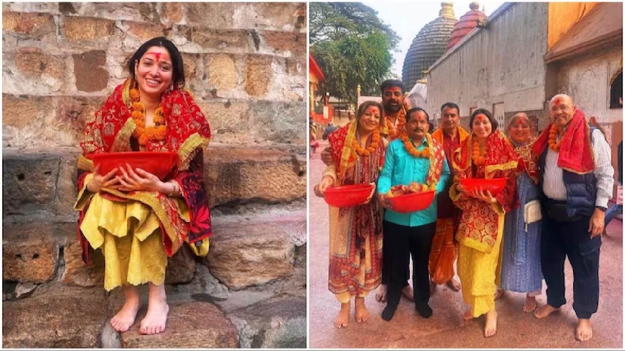 Tamannaah Bhatia Visits Kamakhya Temple In Guwahati With Family, Check Out Pics
