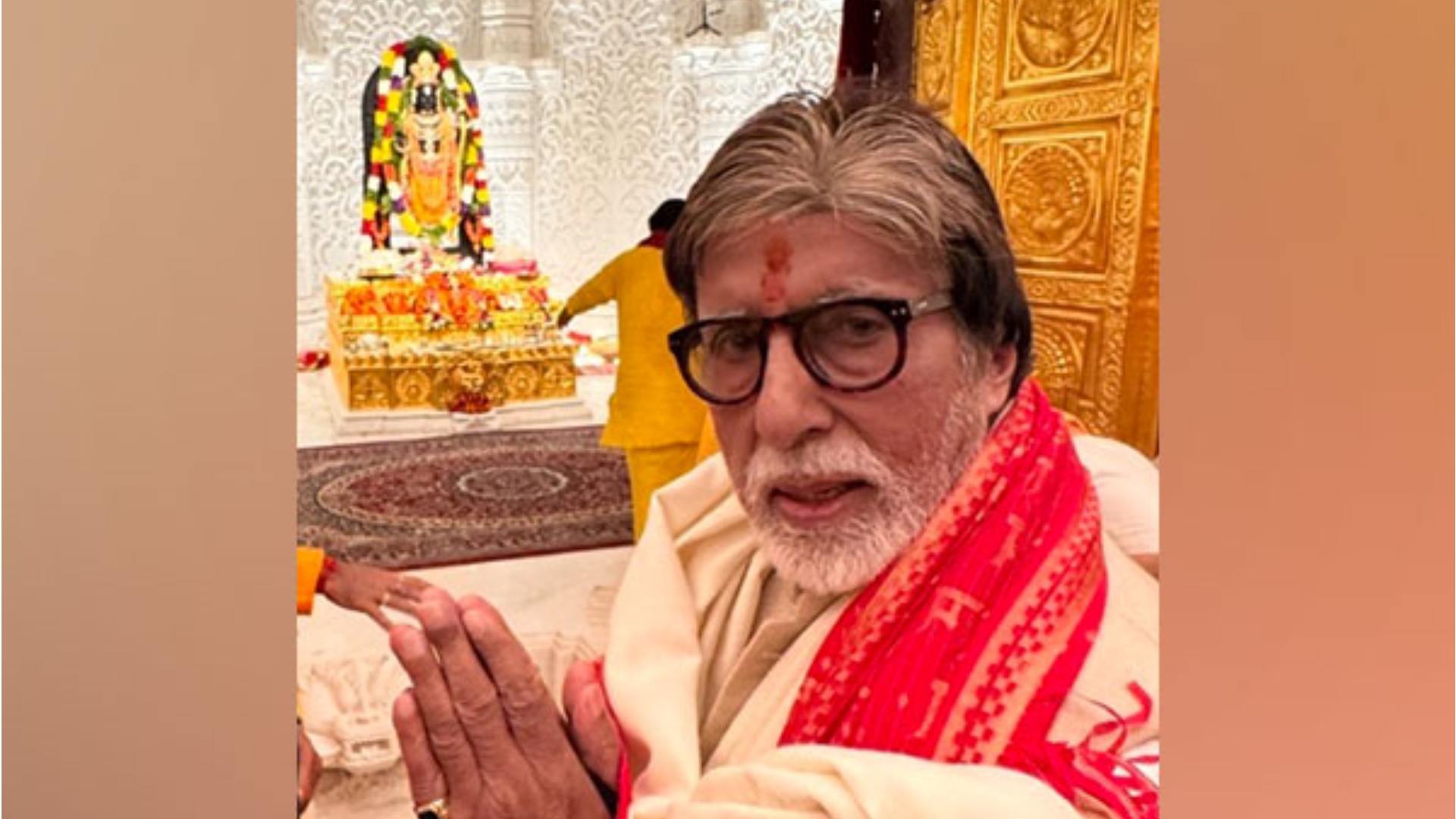 Amitabh Bachchan Offers Prayers At Ram Mandir In Ayodhya