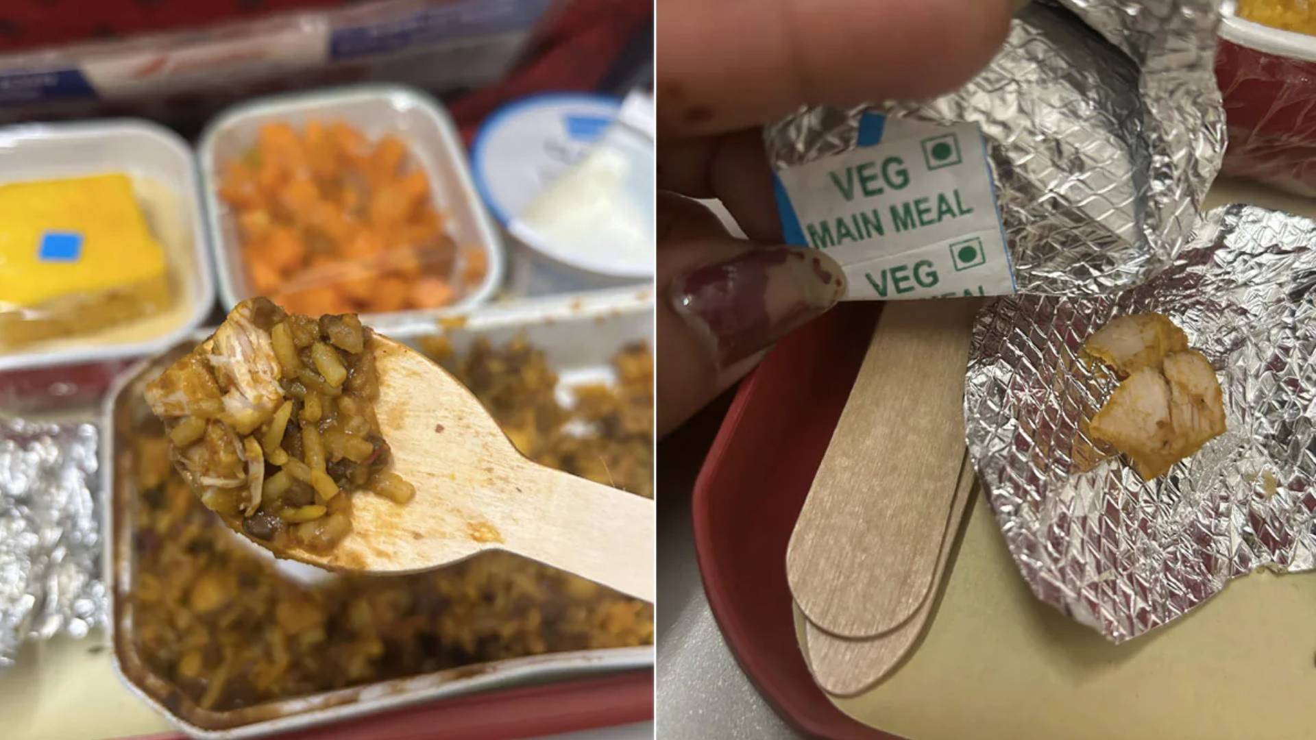 Woman Gets Chicken Pieces In Veg Meal Ordered On Flight