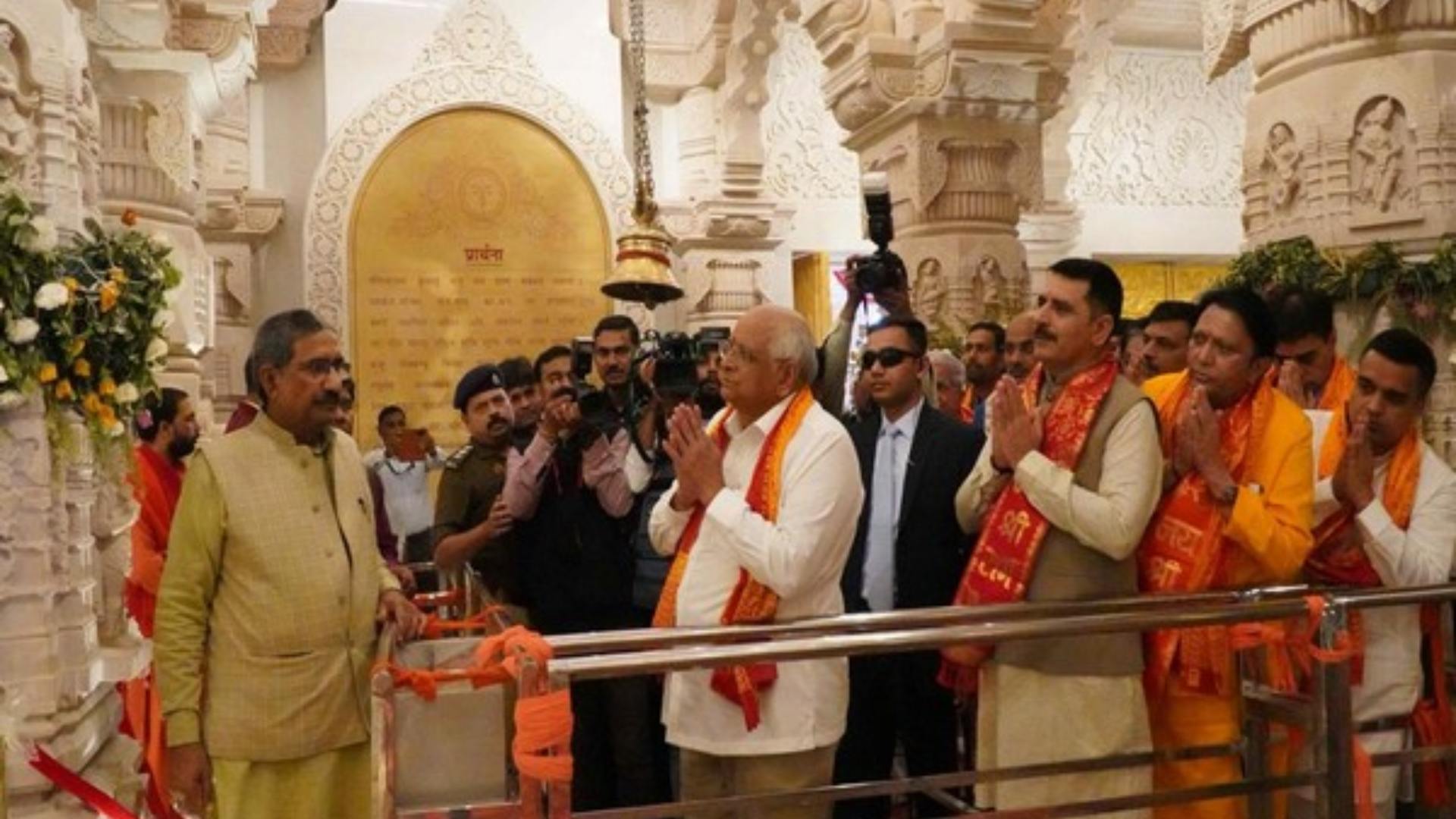 Gujarat CM Bhupendra Patel, ministers visit Ayodhya's Ram Mandir