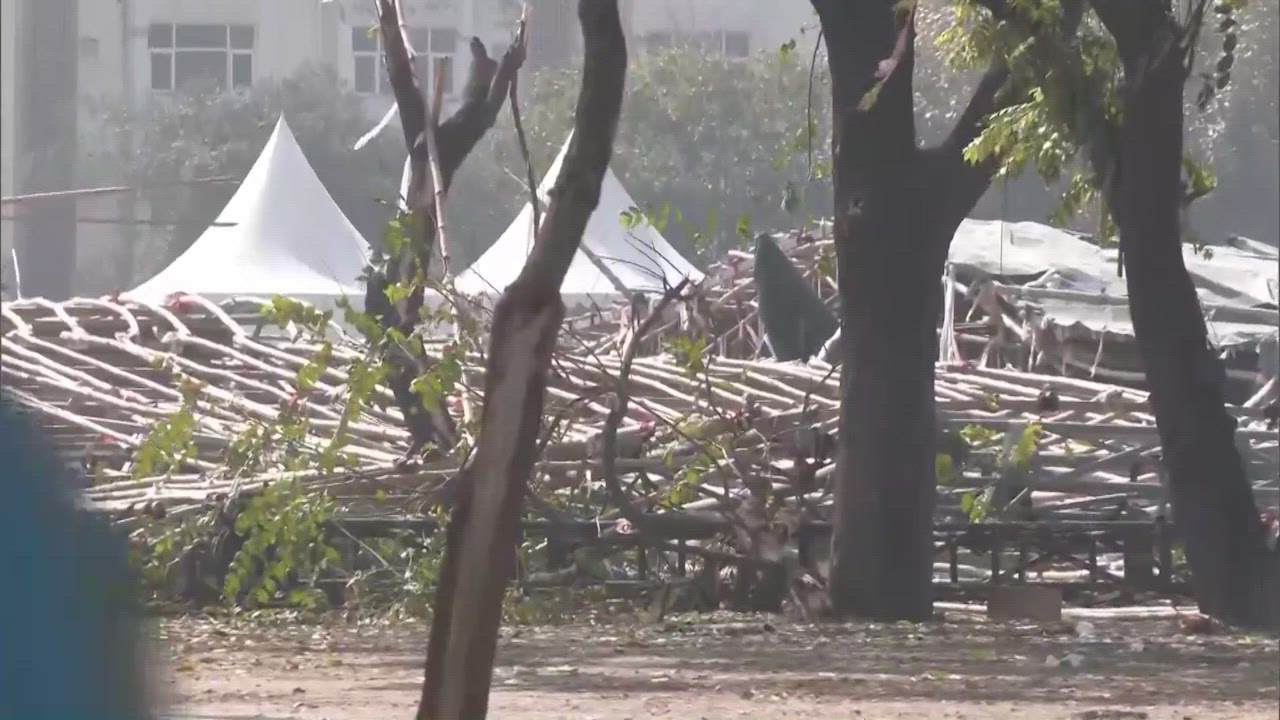 Marriage Pandal Collapses At Delhi's Jawaharlal Nehru Stadium, 25 Rescued