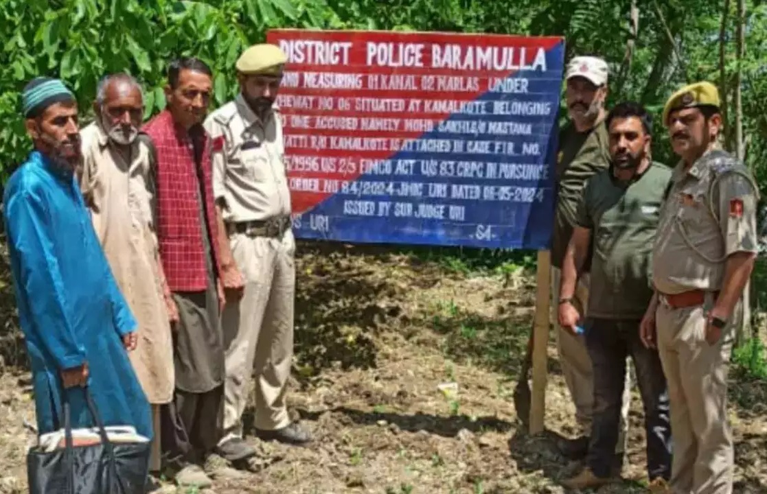 Police attach properties of two Pak-based terror handlers in J&K's Baramulla