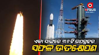 ISRO launches 36 broadband satellites in its heaviest rocket from Sriharikota