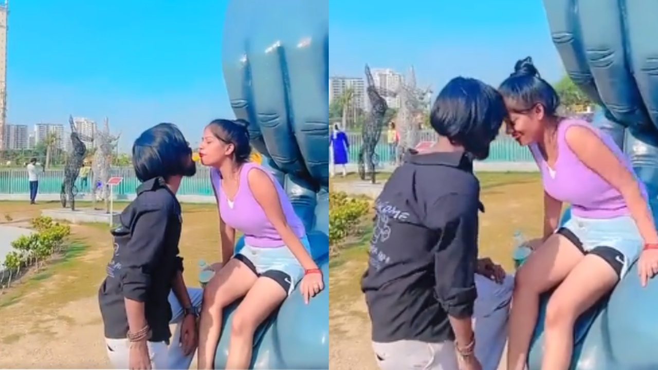 Watch: This Couple's Bizarre Way Of Drinking Water Yucks Netizen; Video Goes Viral