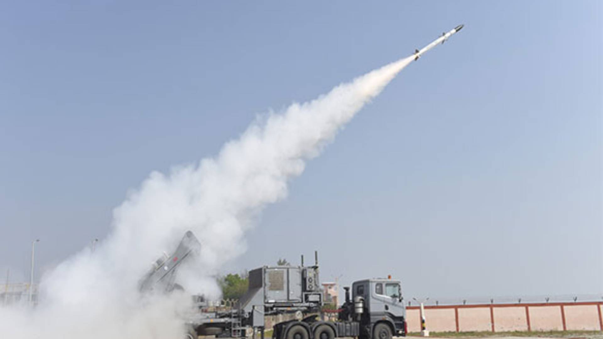 DRDO Conducts Successful Flight-Test Of New Generation AKASH Missile Off Odisha Coast
