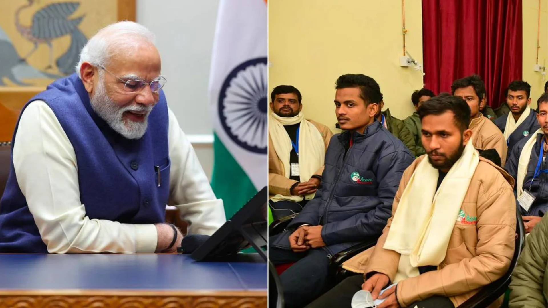 PM Modi Speaks To Rescued Uttarakhand Tunnel Workers