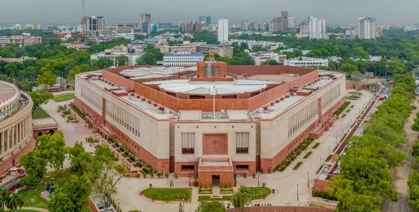 Newly elected MPs from NDA arrive in Parliament for meeting