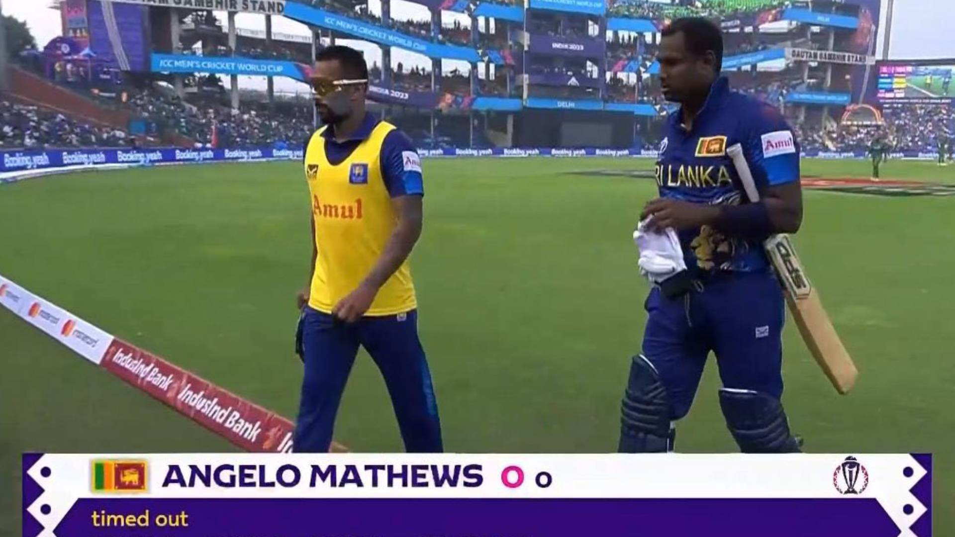 ICC World Cup: Angelo Mathews Becomes First Cricketer To Be Dismissed 'Timed Out'