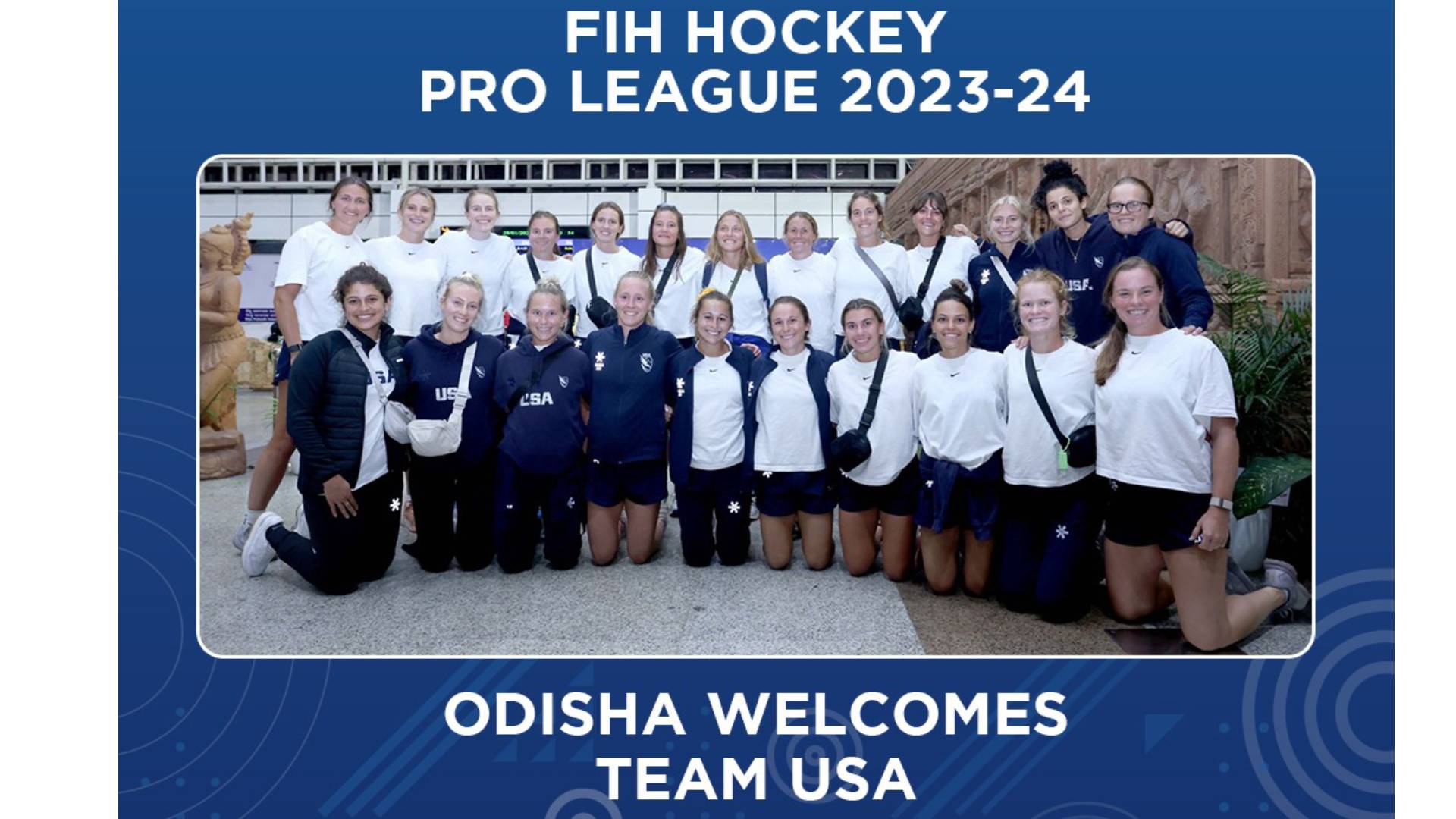 United States Arrive In Bhubaneshwar For FIH Hockey Pro League Campaign