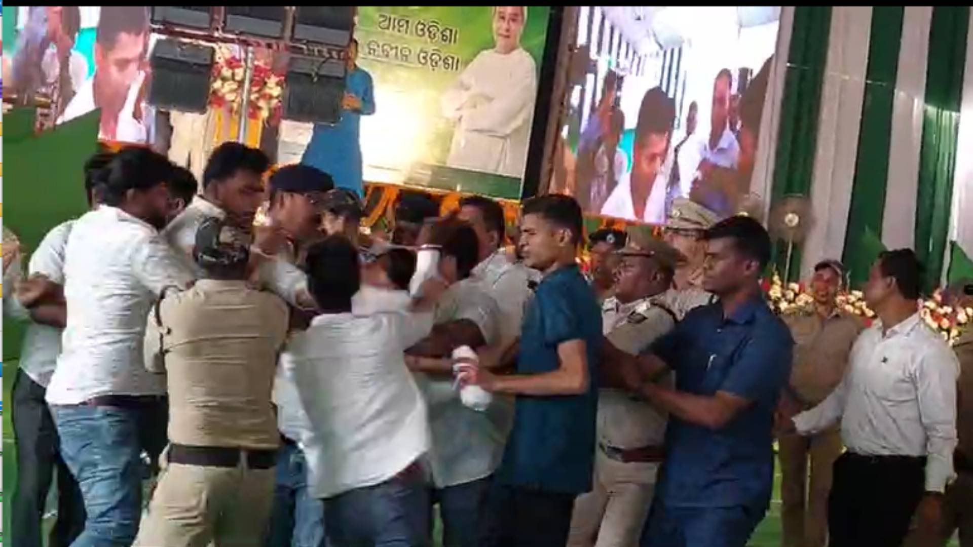 Man Hurls Tomato At 5T Chairman VK Pandian; Thrashed By BJD Workers