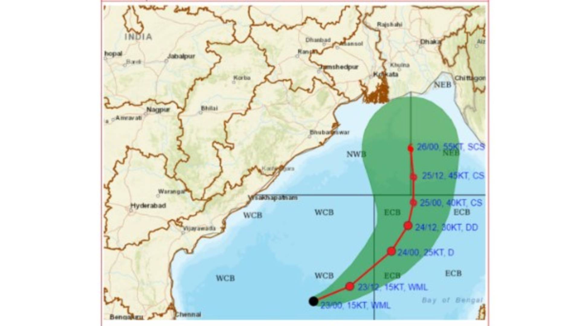 Cyclone ‘Remal’ To Impact WB, Adjoining Bangladesh Coast By May 26; Heavy Rain To Lash Odisha