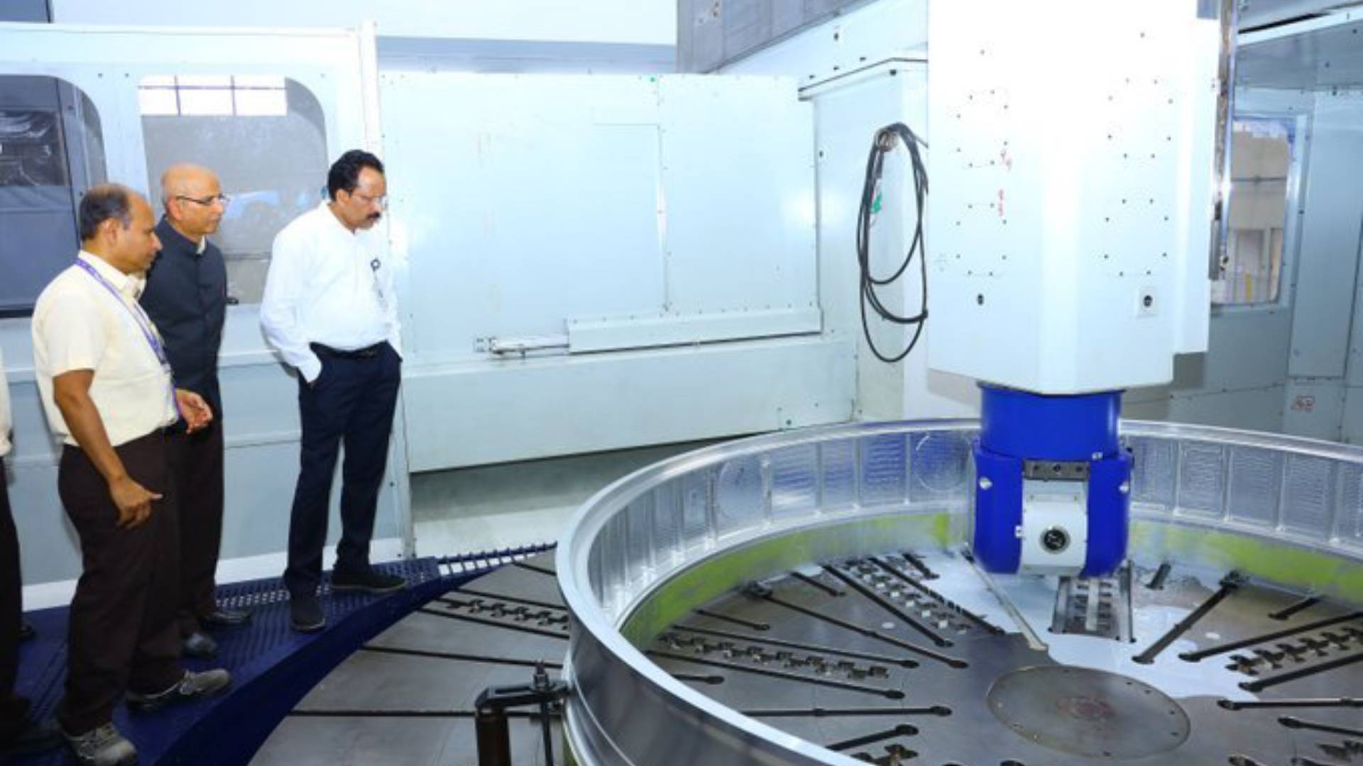 ISRO Chairman Inaugurates HAL Facilities To Support LVM3 Program