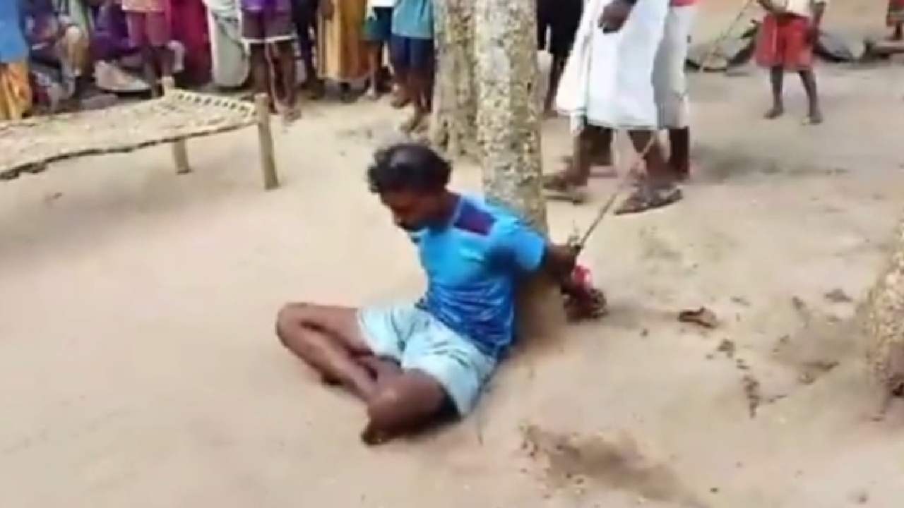 Mayurbhanj: Wife 'Killer' Nabbed, Tied To Tree By Co-villagers