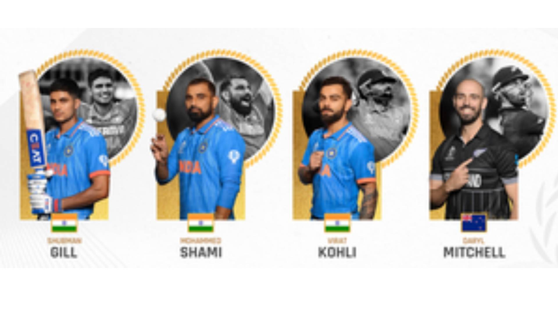 Kohli, Shami, Gill Nominated For ICC Men's ODI Cricketer Of The Year 2023 Award