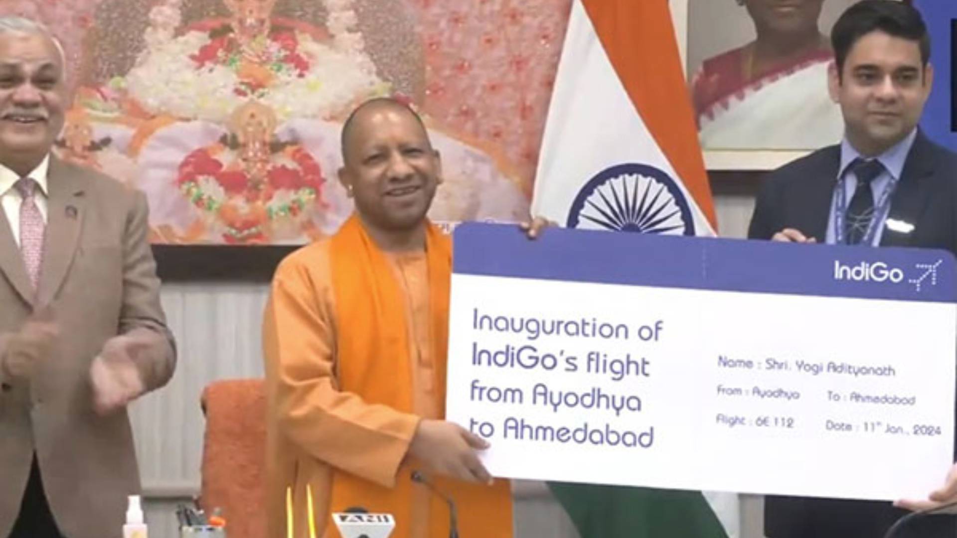 "100 Chartered Planes Will Land In Ayodhya On January 22", Says UP CM Yogi Adityanath