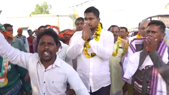 Newly elected MLA of Dhamnagar Suryavanshi Suraj targeted BJD