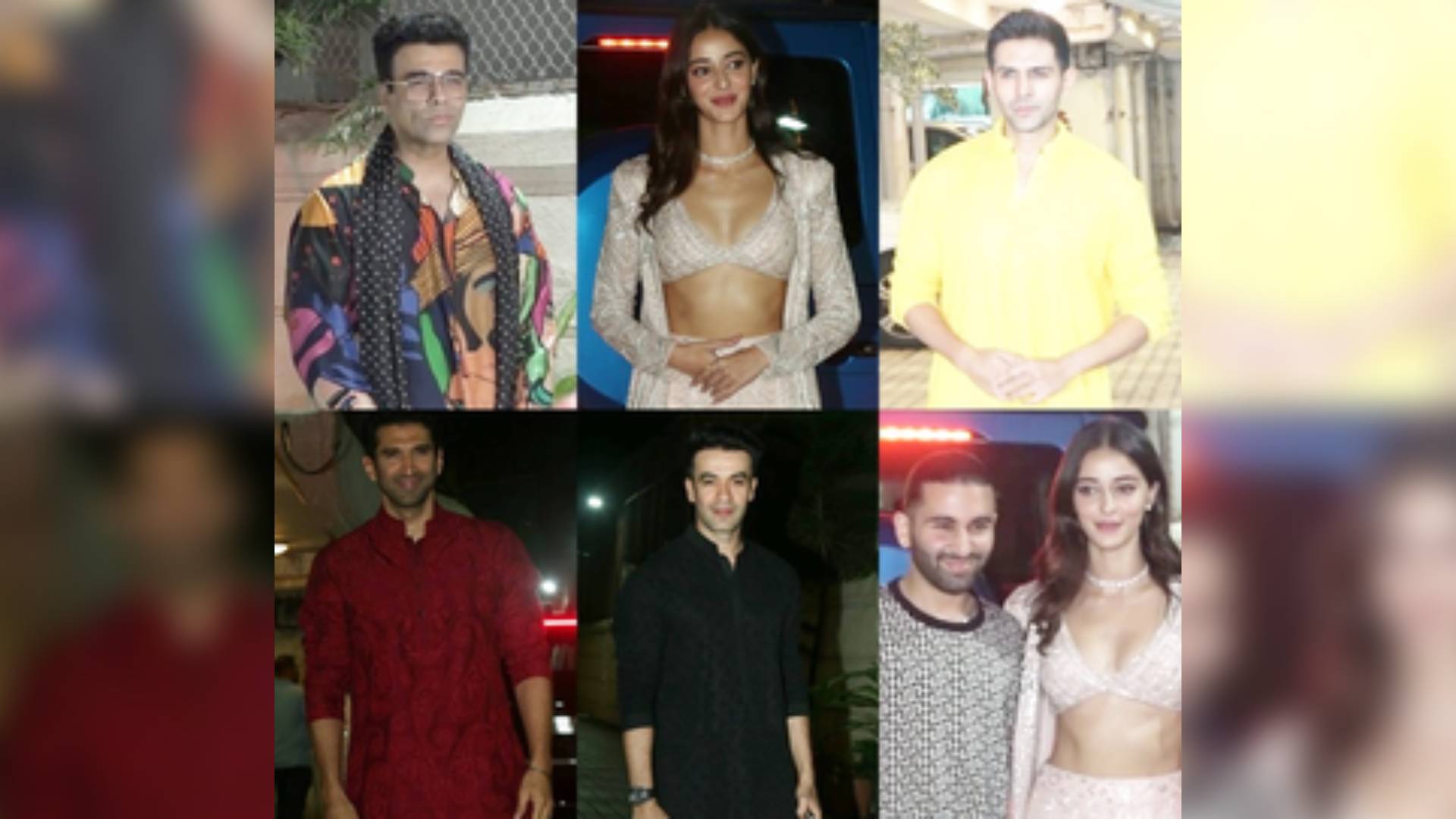 KJo, Ananya, Kartik, B-Town Celebs Attends Sara Ali Khan's Diwali Bash