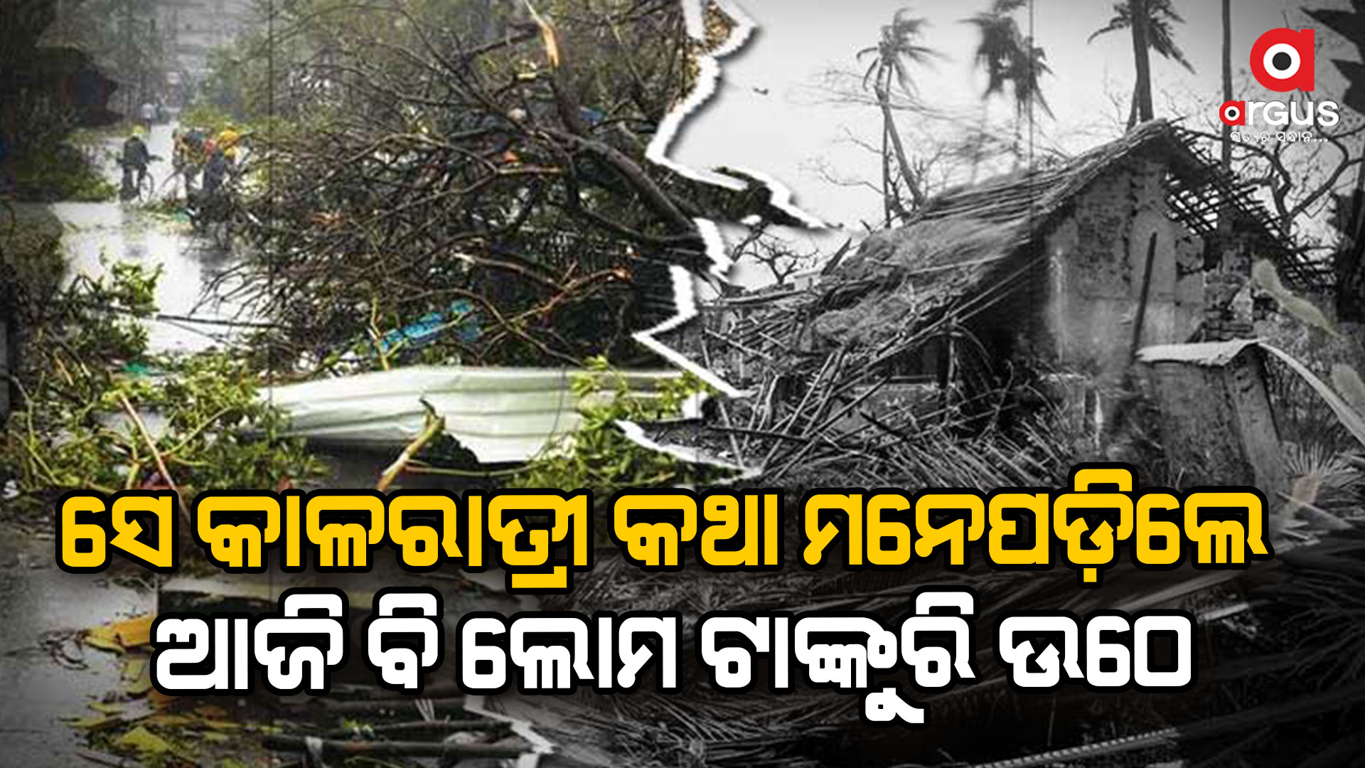 ଅକ୍ଟୋବର ୨୯ ଓଡ଼ିଶା ଇତିହାସର ସବୁଠାରୁ ବଡ଼ ପ୍ରାକୃତିକ ବିପର୍ଯ୍ୟୟ