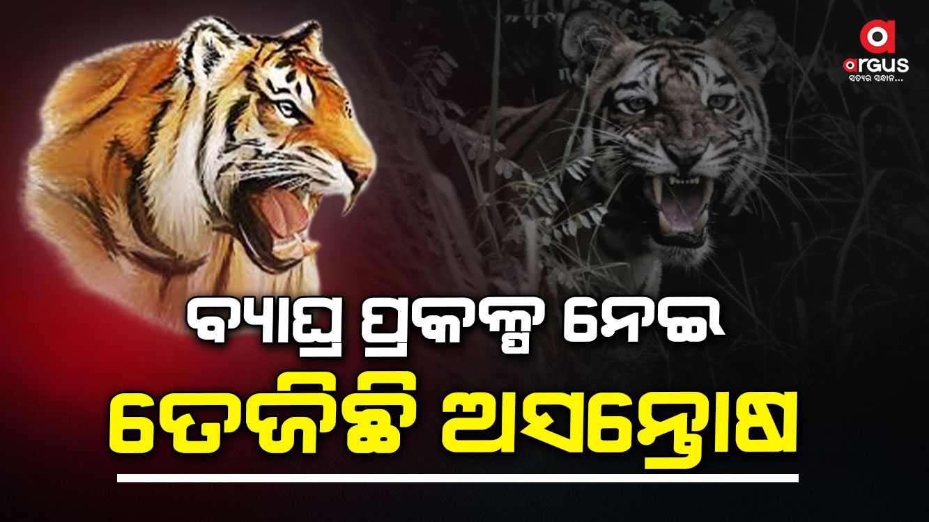 ବ୍ୟାଘ୍ର ପ୍ରକଳ୍ପ ବିରୁଦ୍ଧରେ ନରସିଂହପୁର ଚକାମୁଣ୍ଡାରେ ପ୍ରଜାମେଳି