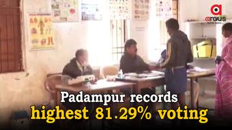 Padamapur records highest 81.29% voting in by-poll held yesterday
