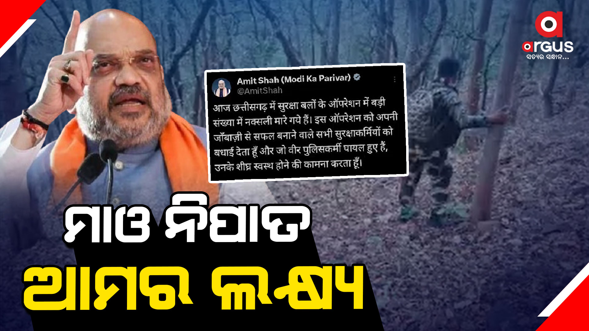 ଏନକାଉଣ୍ଟରରେ 29 ନକ୍ସଲ ସଫା: ଶାହ କହିଲେ ଏବେ ଏତିକି ଆଗକୁ...