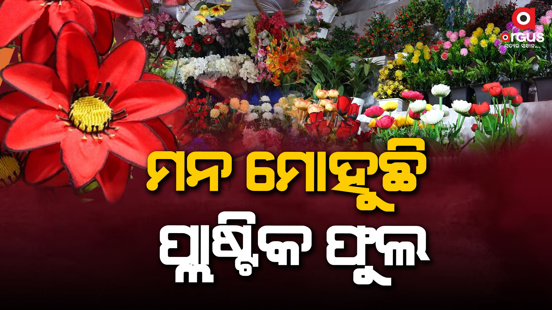 ଜମୁଛି କଟକ ବାଲିଯାତ୍ରା : ପ୍ଲାଷ୍ଟିକ ଫୁଲ ସୌନ୍ଦର୍ଯ୍ୟରେ ବିଭୋର ଗ୍ରାହକ