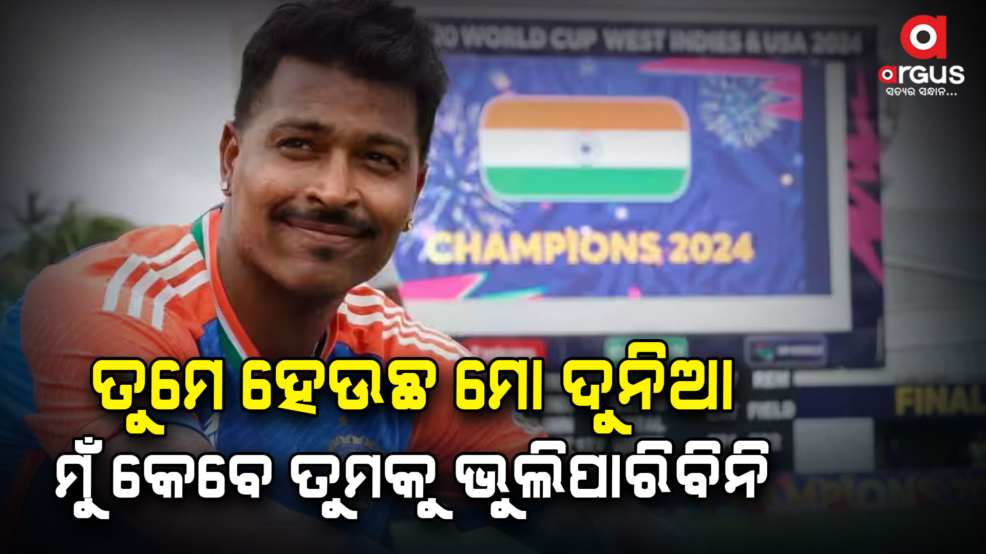 ବିଶ୍ବକପ ଜିତିବା ପରେ ହାର୍ଦ୍ଦିକ ଲେଖିଲେ ଇମୋସନାଲ ପୋଷ୍ଟ.....ହେଲେ କାହାପାଇଁ