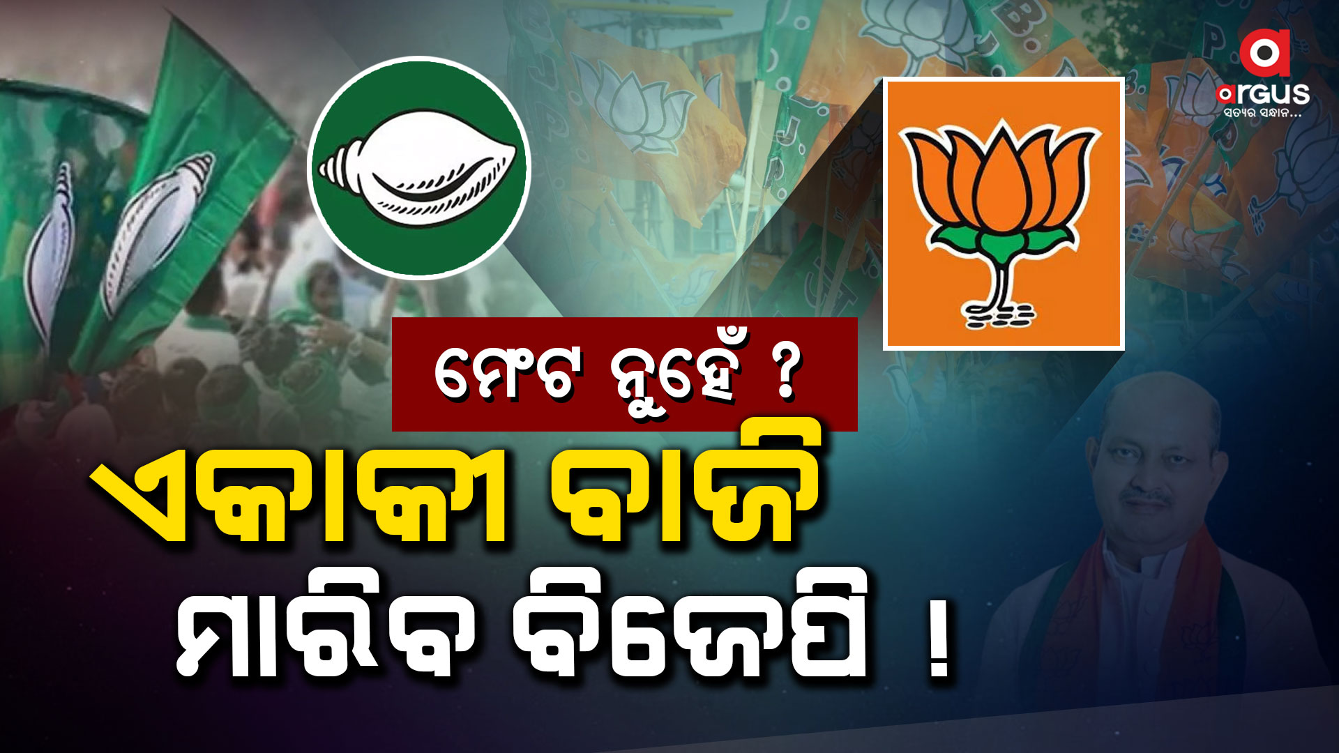 ଏକା ଲଢିବ, ଦମ ଦେଖାଇବ ବିଜେପି !