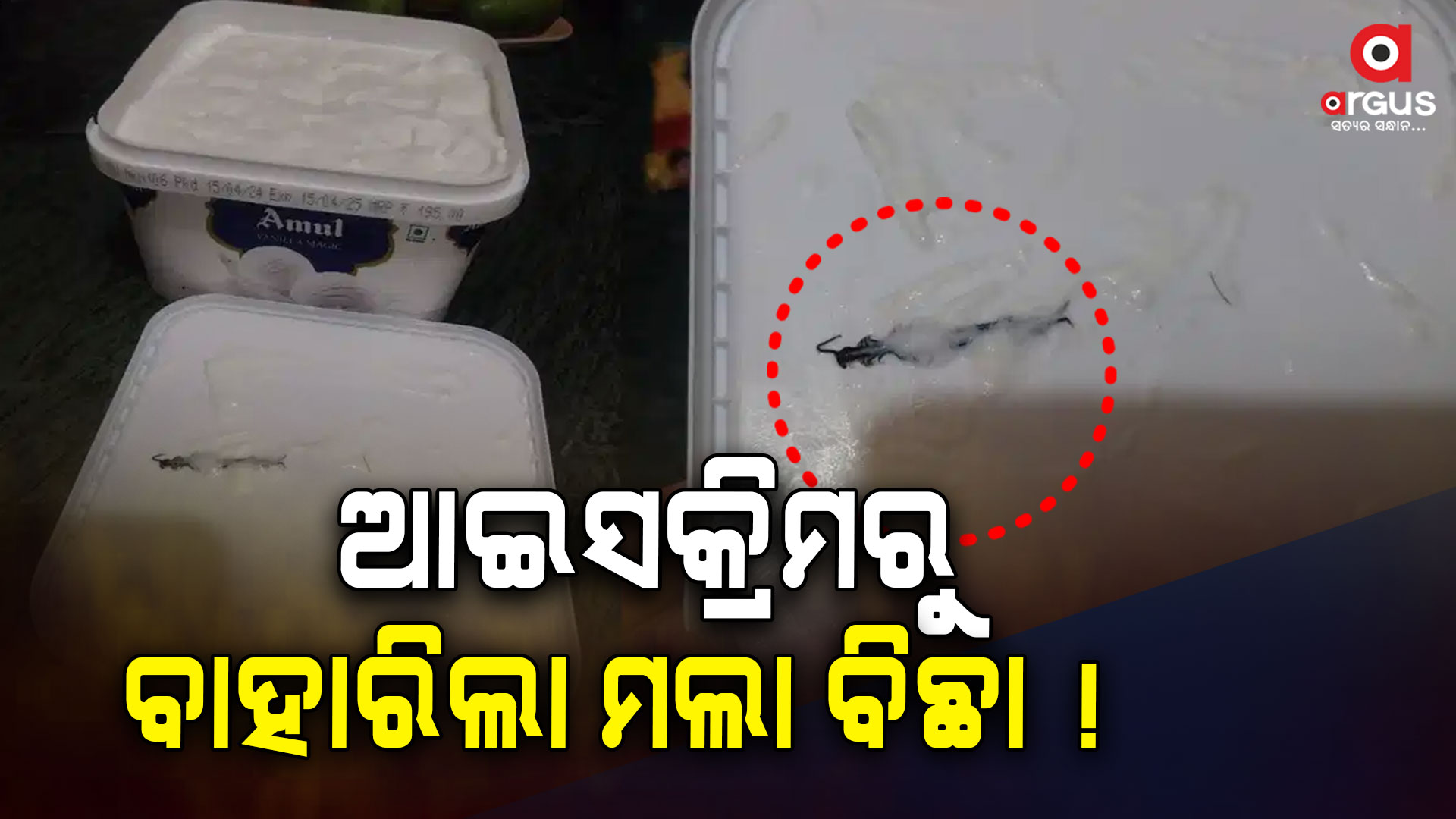 ପ୍ରଥମେ ମଣିଷ ଆଙ୍ଗୁଠି ଆଉ ଏବେ ବିଛା