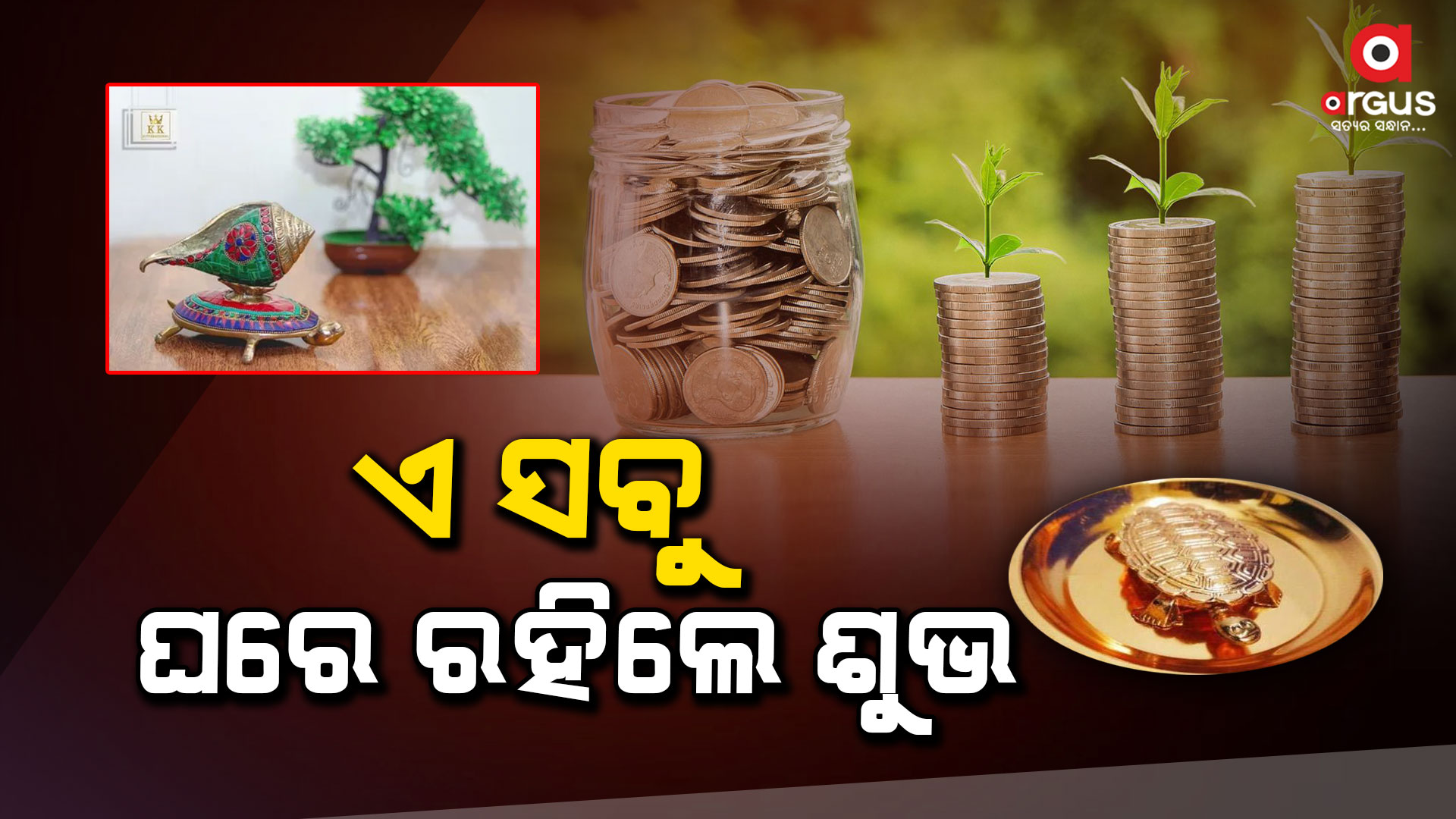 ଘରେ ରଖନ୍ତୁ ଏହି ୩ ଟି ଶୁଭ ଜିନିଷ, ଟାଣି ହୋଇଆସିବ ଧନ 