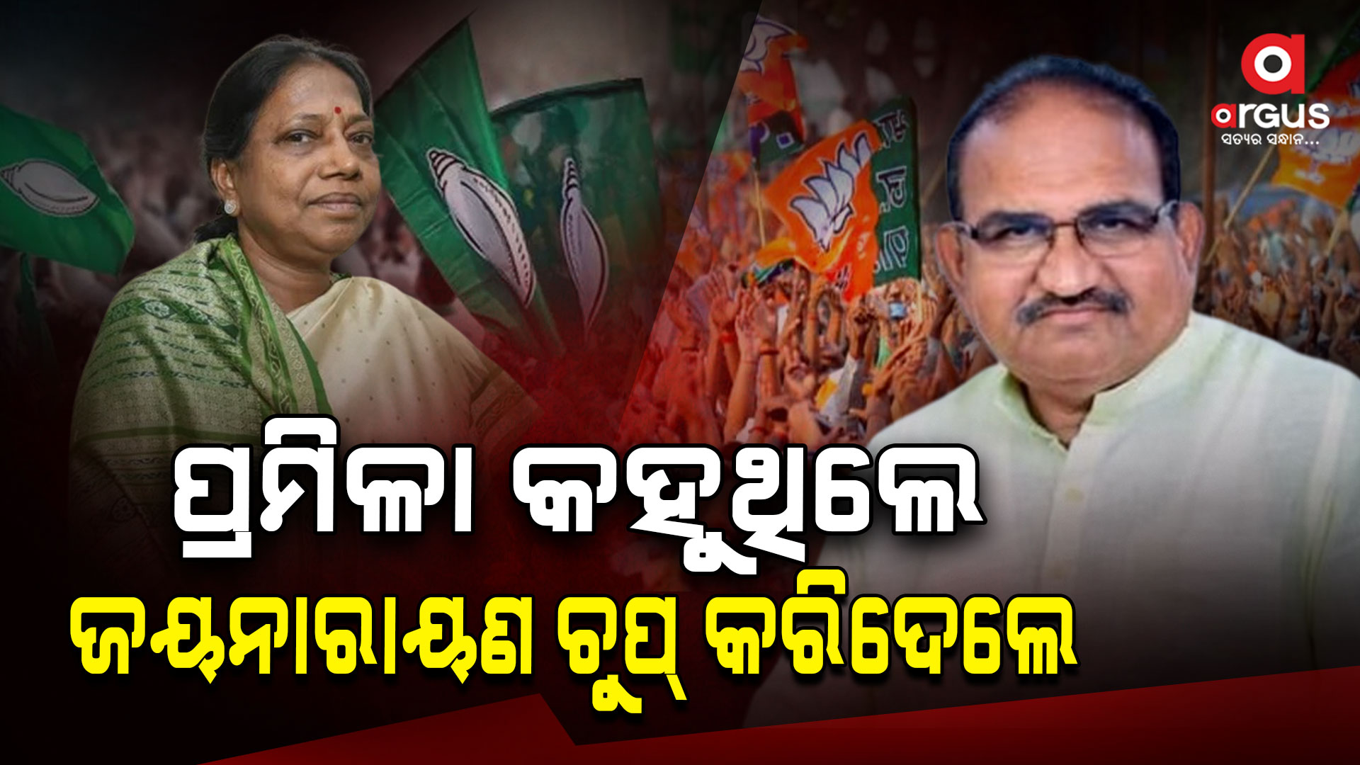 ପ୍ରମିଳା ମିଛ କହୁଥିଲେ, ଜୟନାରାୟଣ ସତ କହିଦେଲେ