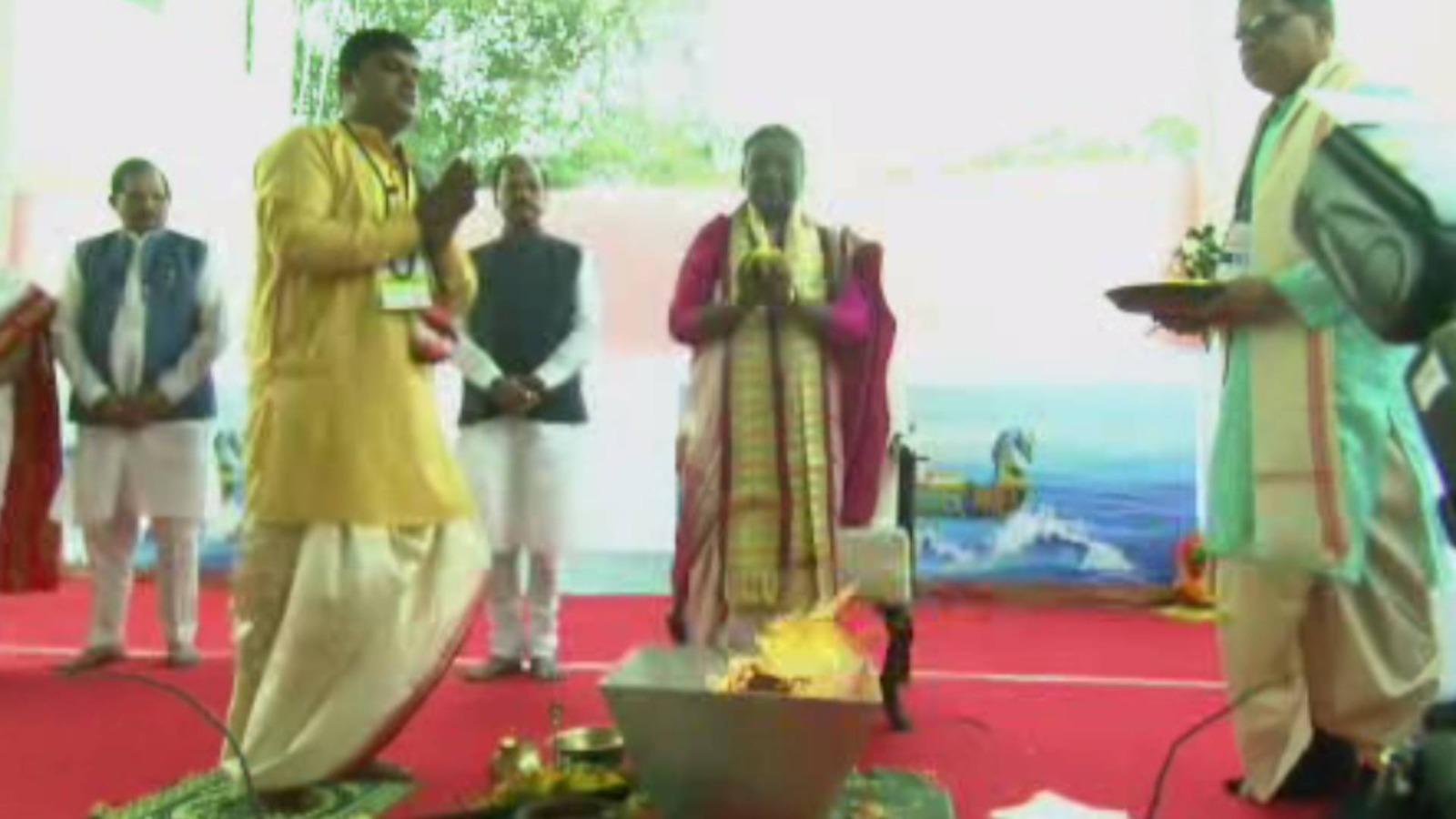 President Droupadi Murmu Attends 'Boita Bandana Utsav' In Paradip