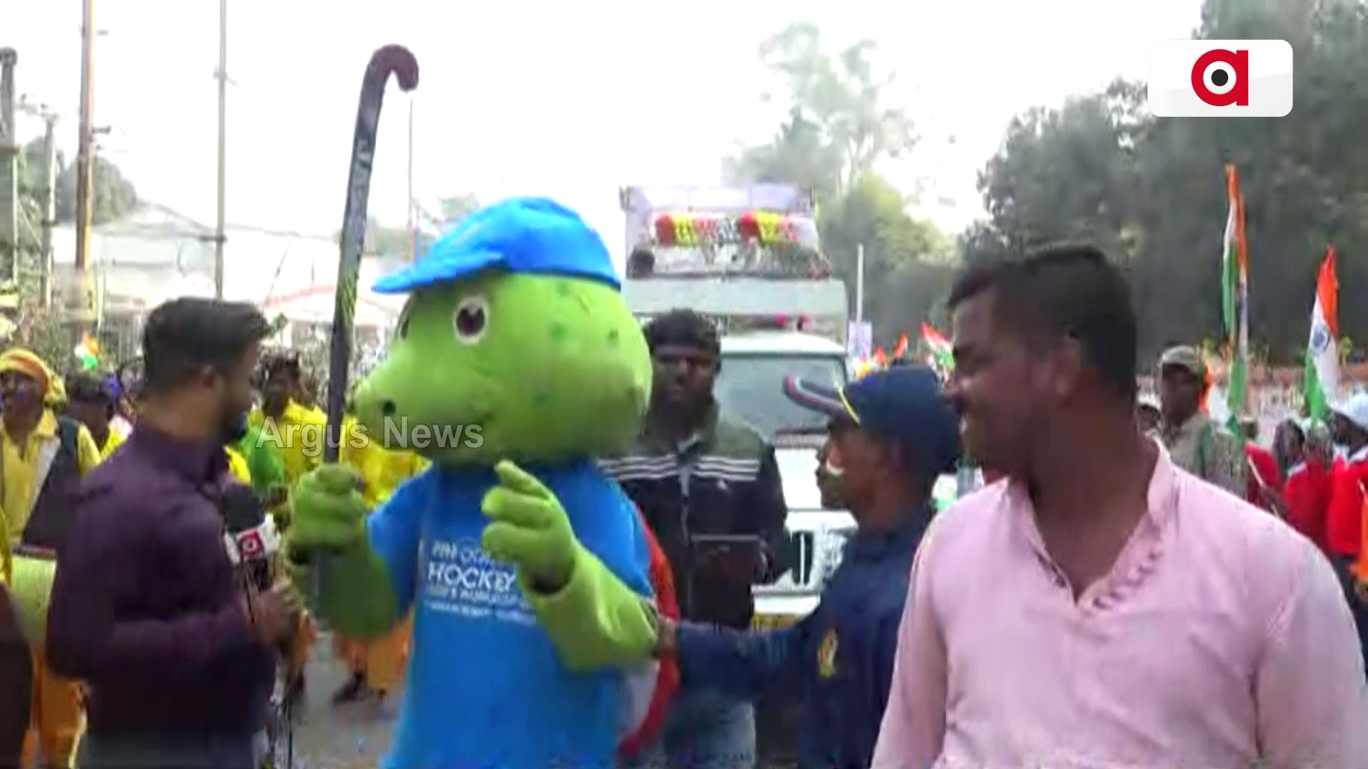 ସୁନ୍ଦରଗଡ଼ରେ ୱାର୍ଲ୍ଟ କପ ଟ୍ରଫିକୁ ଭବ୍ୟ ସ୍ବାଗତ