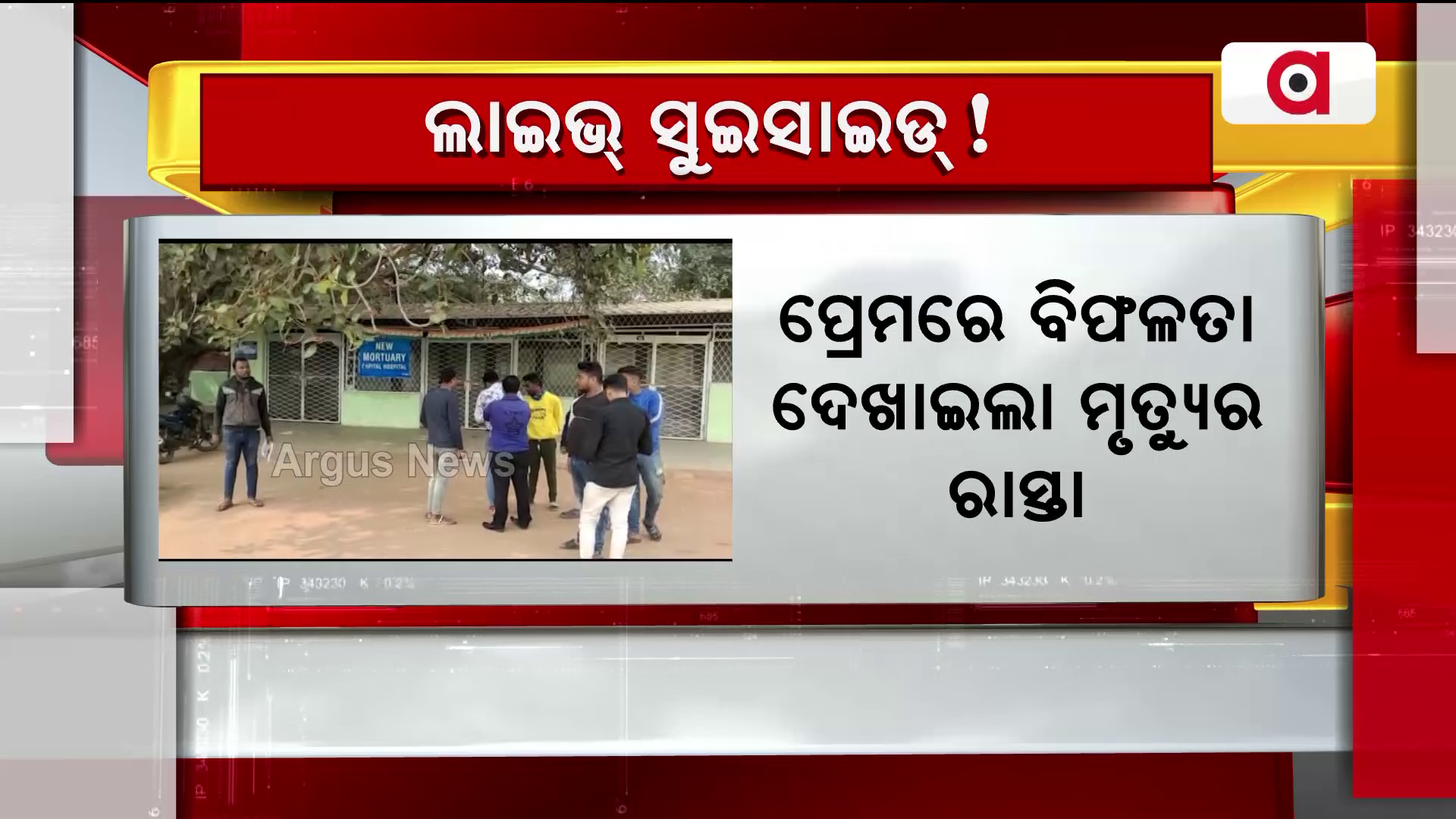 ଲାଇଭ୍ ସୁଇସାଇଡ୍ !