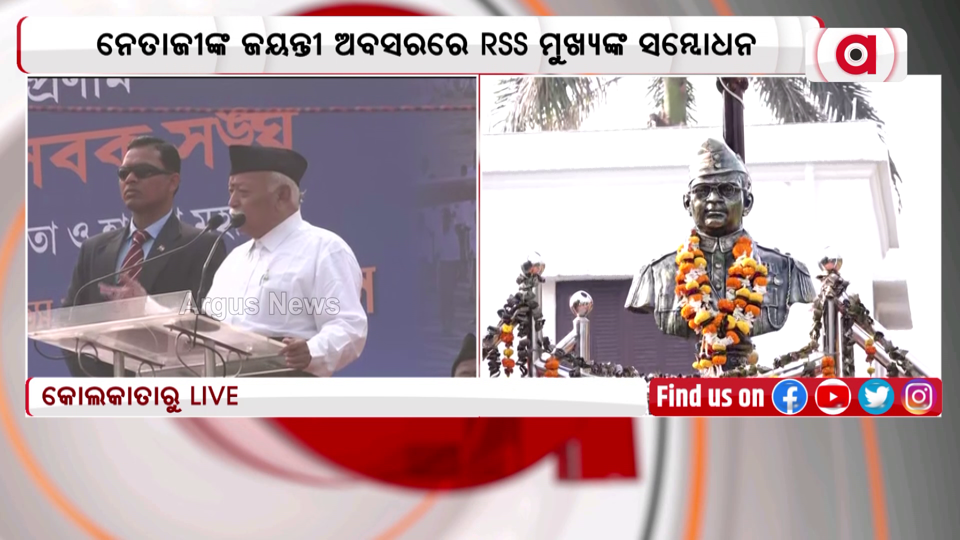 ୧୨୬ ତମ ନେତାଜୀ ଜନ୍ମ ଜୟନ୍ତୀ ପାଳୁଛି ଦେଶ