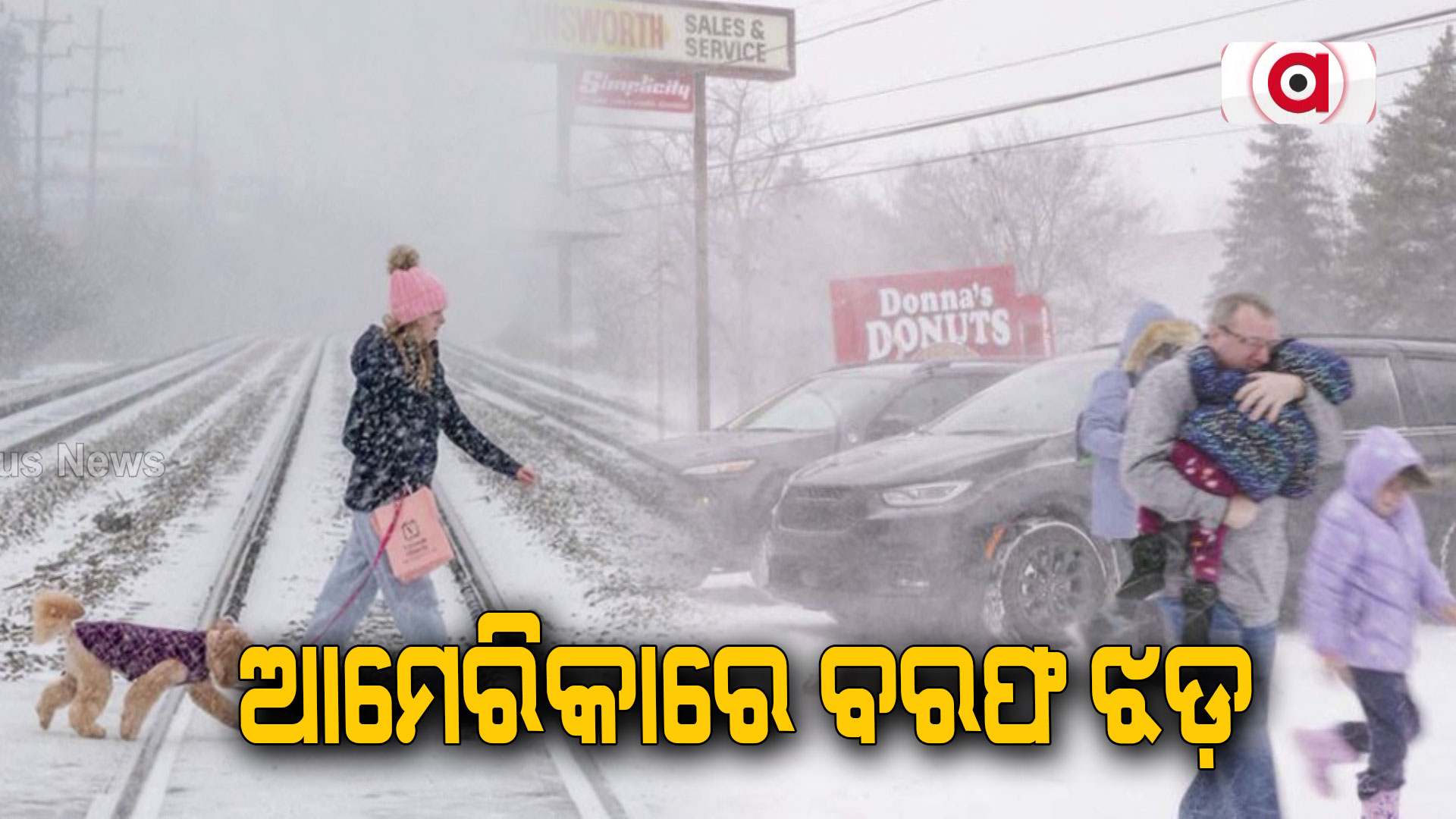 ଆମେରିକାରେ ବରଫ ଝଡ଼
