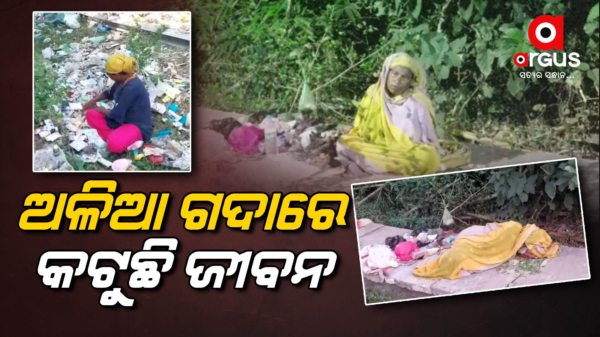 ଅଳିଆଗଦାରେ କଟୁଛି ଜୀବନ